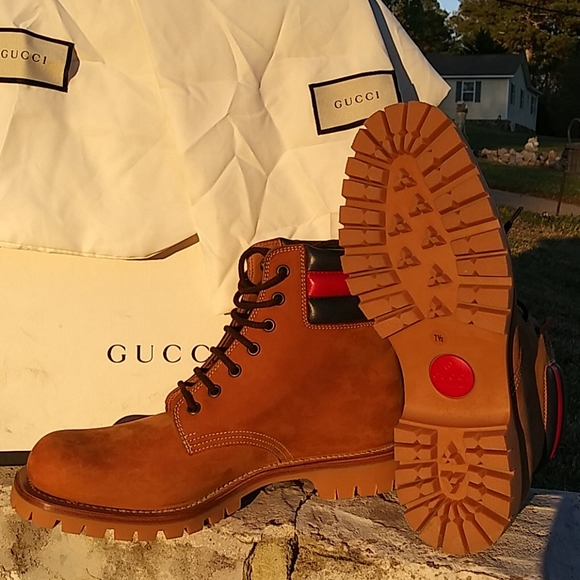 gucci work boots